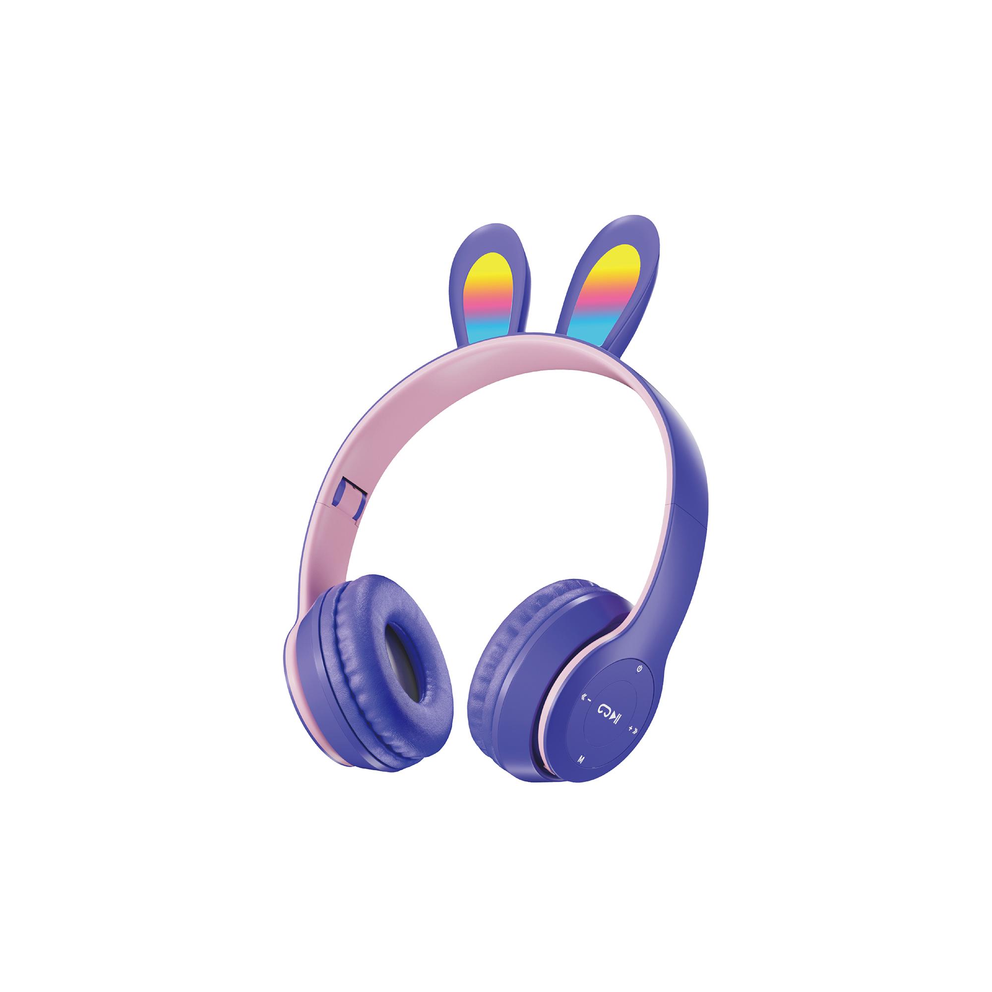 Sunix BLT-43 On-Ear-Bluetooth-Kopfhörer Lila