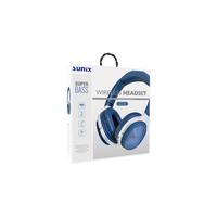 Sunix BLT-20 On-Ear-Bluetooth-Kopfhörer Blau