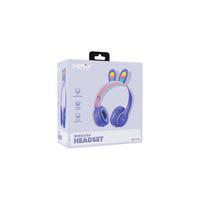 Sunix BLT-43 On-Ear-Bluetooth-Kopfhörer Lila